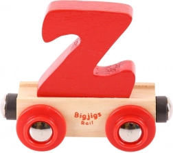 Wagonnetje letter Z - Bigjigs Rail