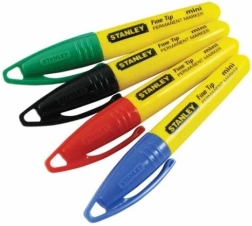 Permanente mini-marker STANLEY – mix kleuren