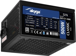 Akyga ATX-voeding 500 W Classic 80 PLUS