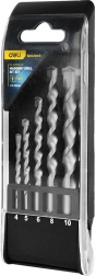 Set muurboorbits Deli Tools 4–10 mm (5 stuks)