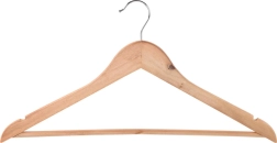 Houten kledinghangers (3 stuks)