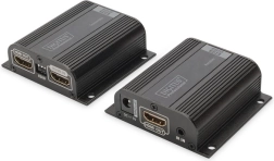 HDMI-extender via netwerkkabel tot 50 m, 1080p 60 Hz, EDID, HDMI Loop Out, IR, PoC