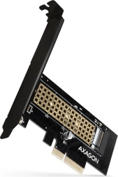 AXAGON interne PCIe x4-adapter voor NVMe M.2 SSD (M-key), standaard en low profile