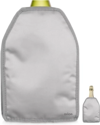 Koelhoes voor fles, zilver