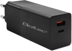 Qoltec GaN Power Pro oplader zwart