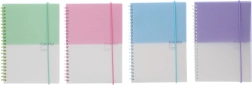 Gelijnd notitieboek 14,8 × 21 cm, tweekleurig