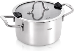 RVS kookpan met deksel VENICE 24 cm, 6,2 l