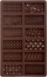 Siliconen chocolademal 27,5 × 17 cm