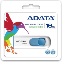USB-flashstation ADATA 16 GB USB 2.0 wit-blauw