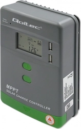 MPPT-zonnelaadregelaar 20 A 12/24 V met lcd en 2× USB