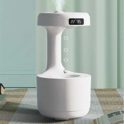 Antizwaartekracht-luchtbevochtiger met LED-display en nachtlampje 800 ml