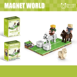 Bouwset Magnet World Paardrijden