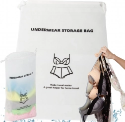 Reisbestendige waterdichte organizer voor ondergoed in de koffer