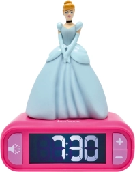Wekker met 3D-nachtlampje Disney Prinsessen Assepoester