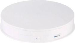Elektrische draaibare fototafel PULUZ 30 cm USB wit