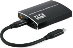 USB-C-naar-2x HDMI-adapter 4Kx2K audio