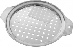 Stalen gnocchizeef 27 cm met spatel