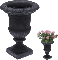 Kunststof tuinbloempot kelk 54 × 38,5 cm antraciet