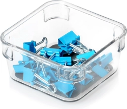 Vierkante opbergorganizer GREY 9 × 9 × 4,5 cm