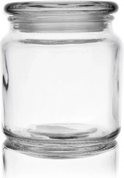 Glazen voedselcontainer 580 ml met deksel