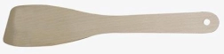 Houten rechte spatel 28 cm met ophangoog