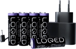 Batterij- en voedingsset voor LOQED Touch slimme deurvergrendeling