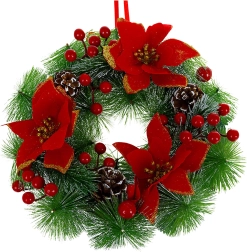 Ruhhy kerstkrans 30 cm