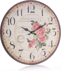 Wandklok Carte Postale 34 cm