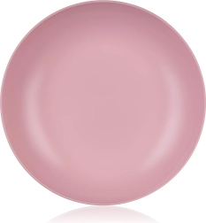Diep plastic bord 22 cm roze Culinaria