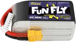 LiPo-accu Tattu FunFly 1300 mAh 6S 22,2 V 100C (XT60)