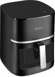 heteluchtfriteuse 7 l amica afm 6020 met kijkvenster en touchbediening