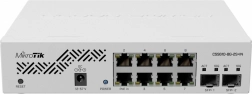 Netwerkswitch 8x Gigabit + 2x SFP+ MIKROTIK Cloud Smart Switch CSS610-8G-2S+IN