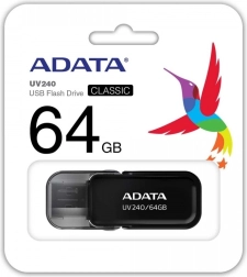 Flashdrive ADATA UV240 64 GB USB 2.0 zwart