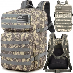 Tactische militaire rugzak grijs 40–60 l