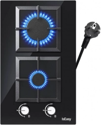 IsEasy tweezone glazen gaskookplaat