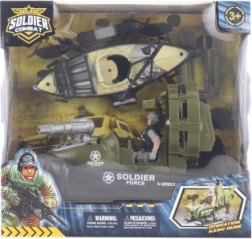 Militaire set met boot en kajak