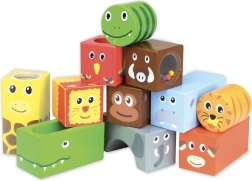 Vilac houten geluidsblokjes Savanne