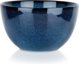 Keramische kom 14 cm, 700 ml – blauwe glazuur