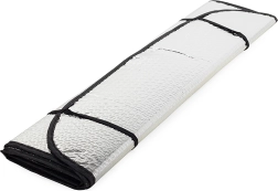 Zonnescherm voor voorruit auto, reflecterende folie met zuignappen 130 × 60 cm