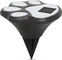 Solar led-tuinlamp in de vorm van een hondenpoot - 1 stuk