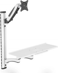 wandarm voor monitor en toetsenbord DIGITUS, tot 32" en 8 kg, draaibaar en in hoogte verstelbaar