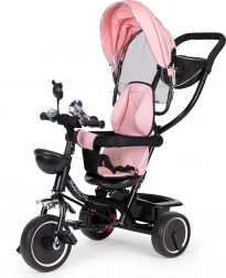 Kinderdriewieler met draaibare zitting en kap, roze, ECOTOYS
