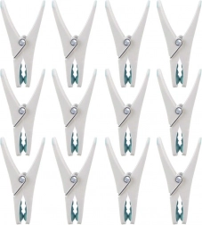 Plastic wasknijpers 12 stuks