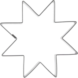 Orion uitsteekvorm ster van roestvrij staal 6 cm