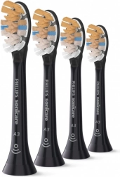 vervangende opzetborstels Philips Sonicare A3 All‑in‑One, 4 stuks, zwart