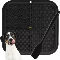 Antistress likmat voor honden Purlov, siliconen, 20 × 20 cm