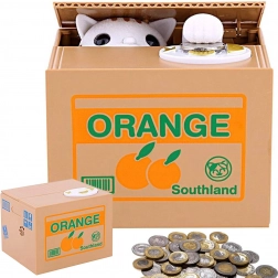 Interactieve spaarpot met katje