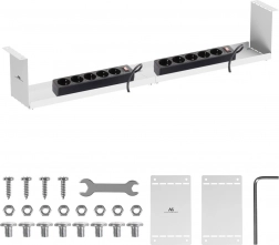 Compacte kabelorganizer voor onder het bureau Maclean MC-107