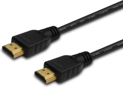 HDMI-kabel 2 m zwart met vergulde connectoren