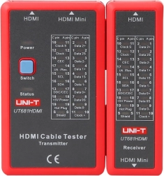 Tester voor HDMI-kabels UNI‑T UT681HDMI